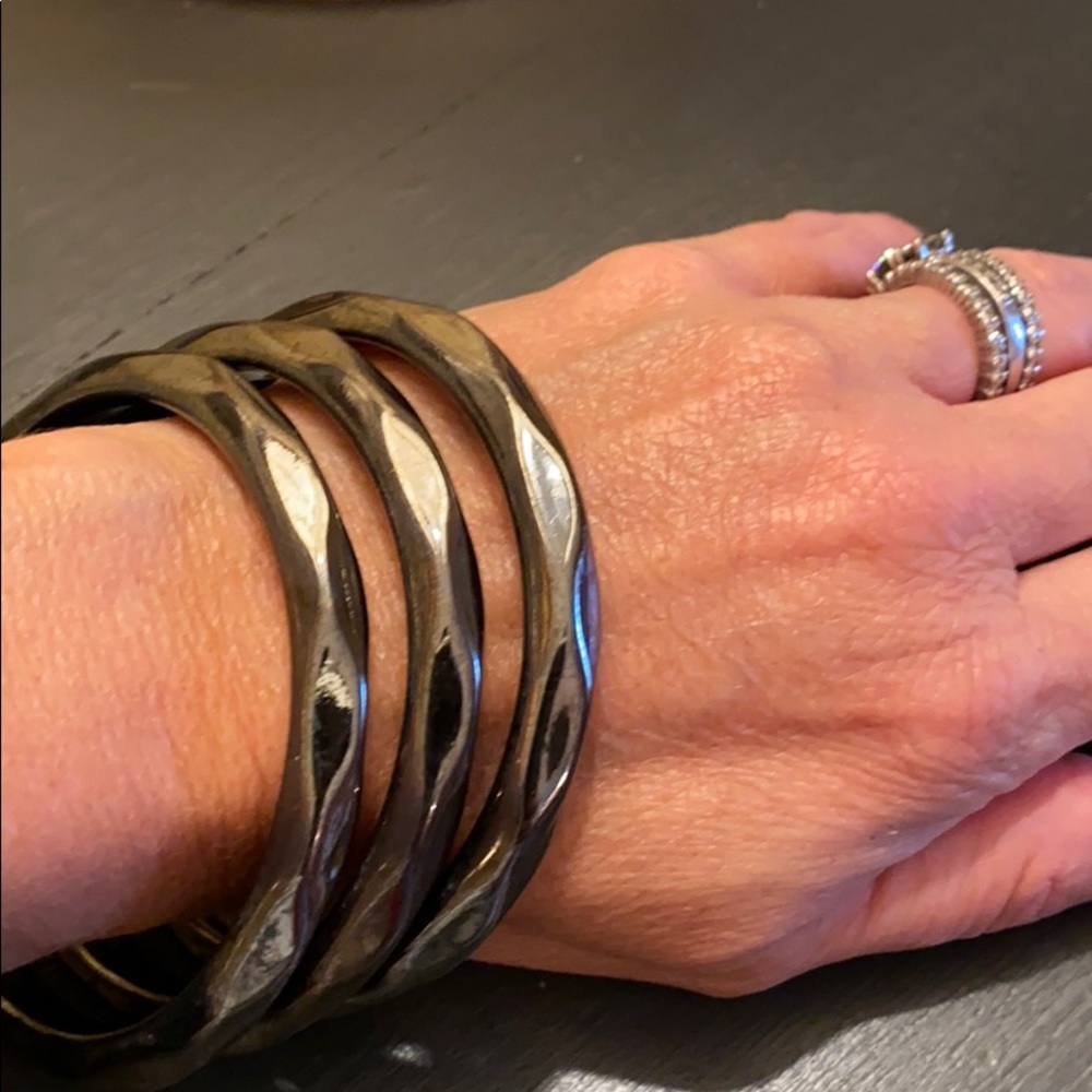Vintage graphite bracelets